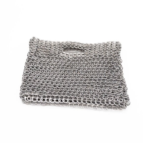Handmade Silver Pop-Top Clutch Bag By Escama Studio - Picture 2 of 5